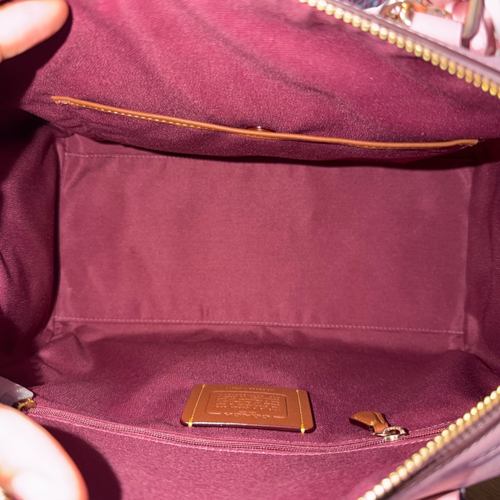 Coach Powder Pink LARGE Rowan - Picture 5 of 6